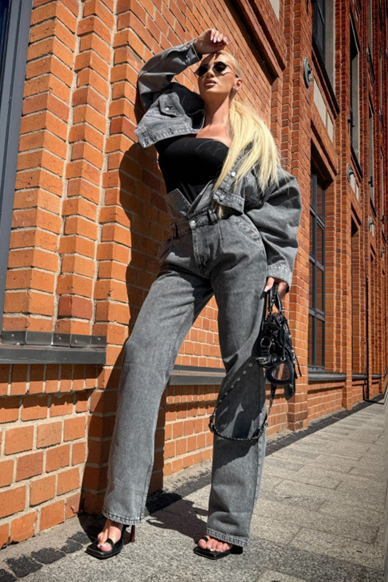 j1018 SPODNIE JEANSOWE